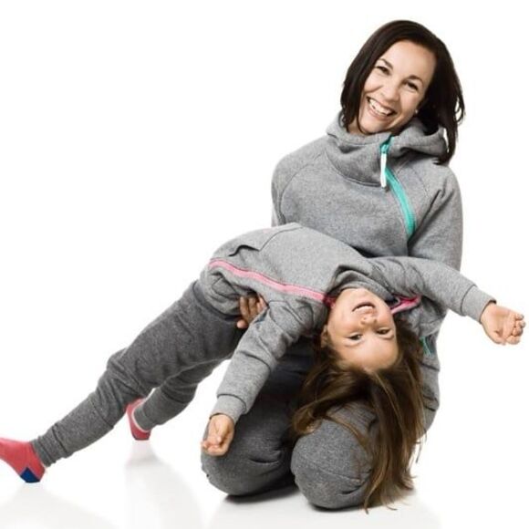 Kids Gray and Pink Matching Set - Picture 8 of 8